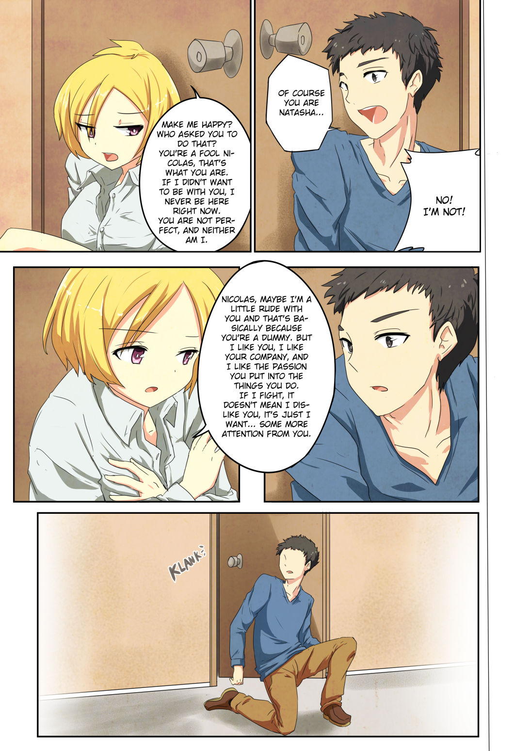 Comic Chiyo #1 | Finishing Rain page 8 full