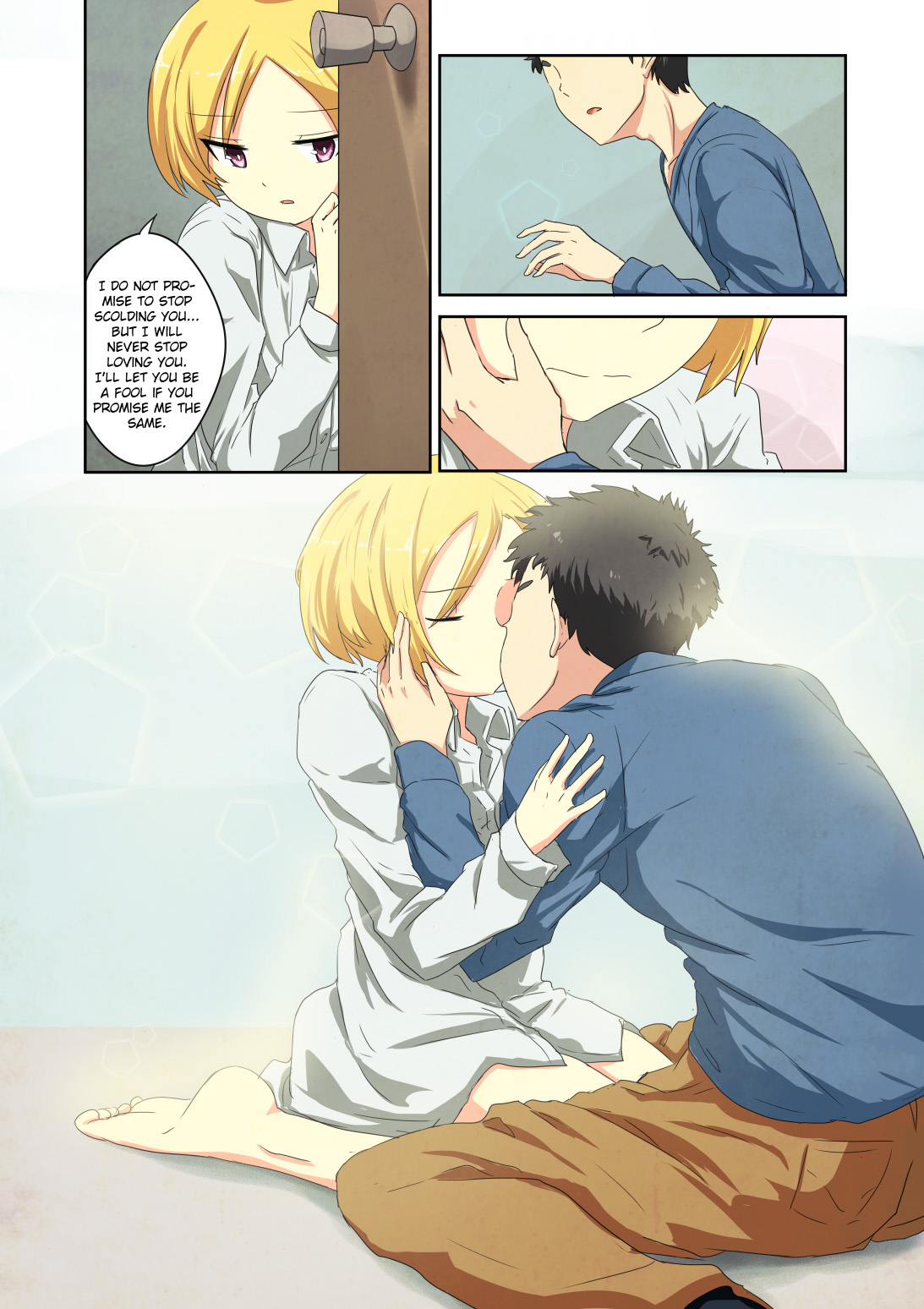 Comic Chiyo #1 | Finishing Rain page 9 full