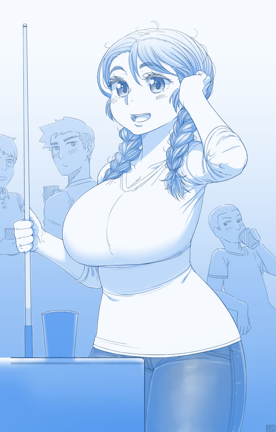 BLUE CUE page 1 full