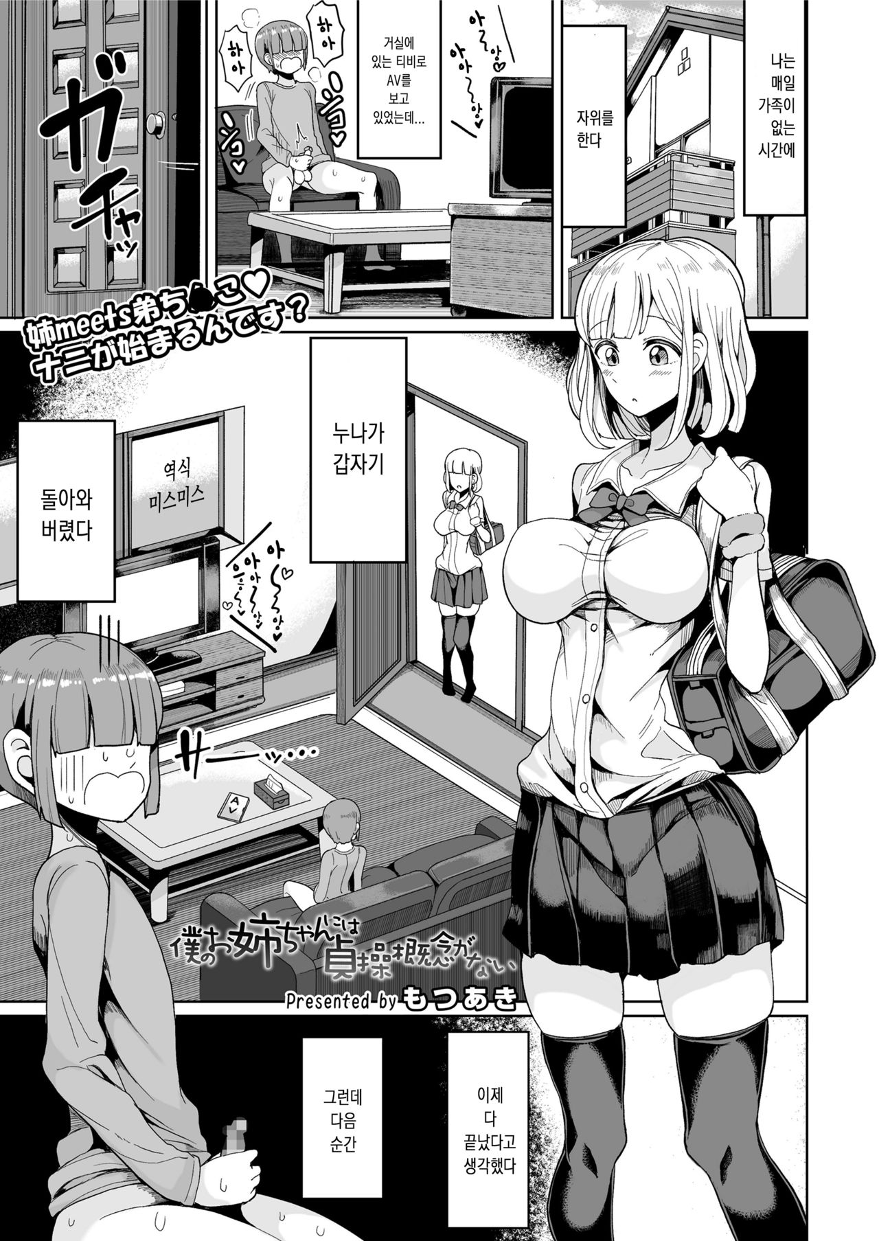 Boku no Onee-chan ni wa Teisou Gainen ga Nai | 내 누나에겐 정조관념이 없다 page 1 full