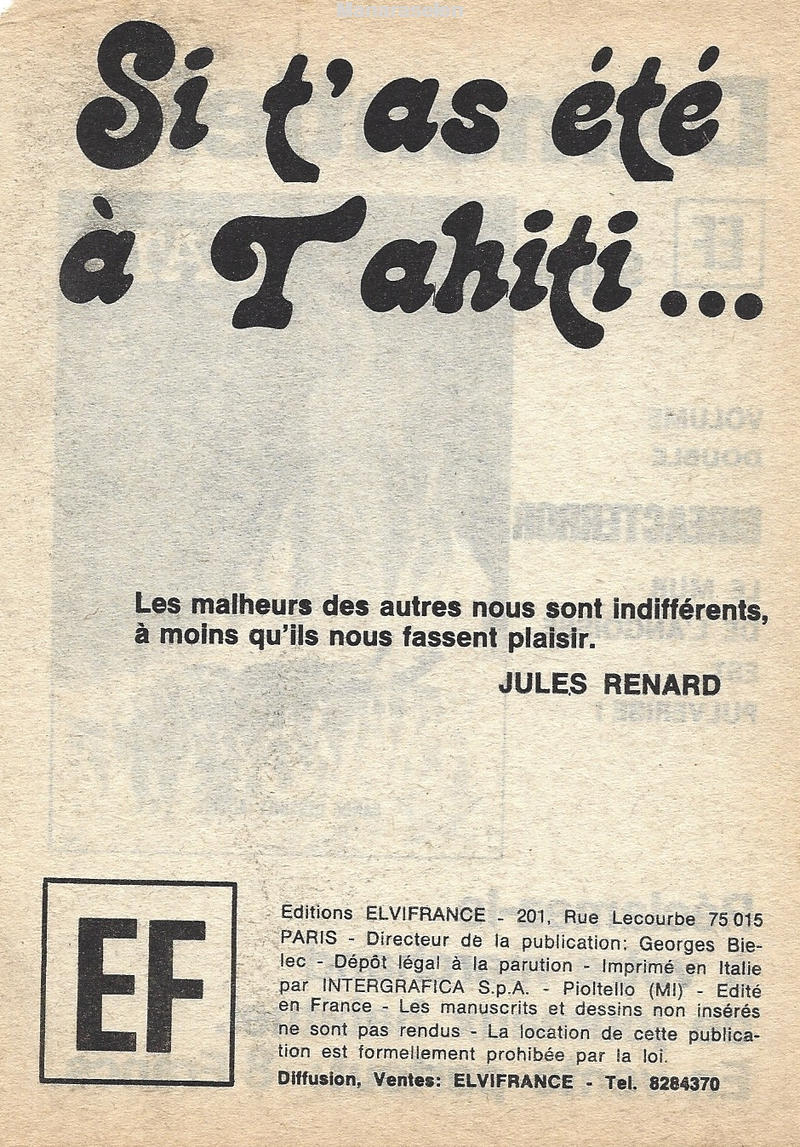 Elvifrance - Les spéciaux EF - 026 - Si t'as été à Tahiti page 3 full