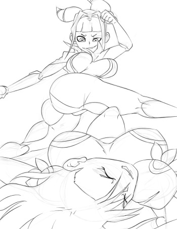 Juri doms Chun-Li cover