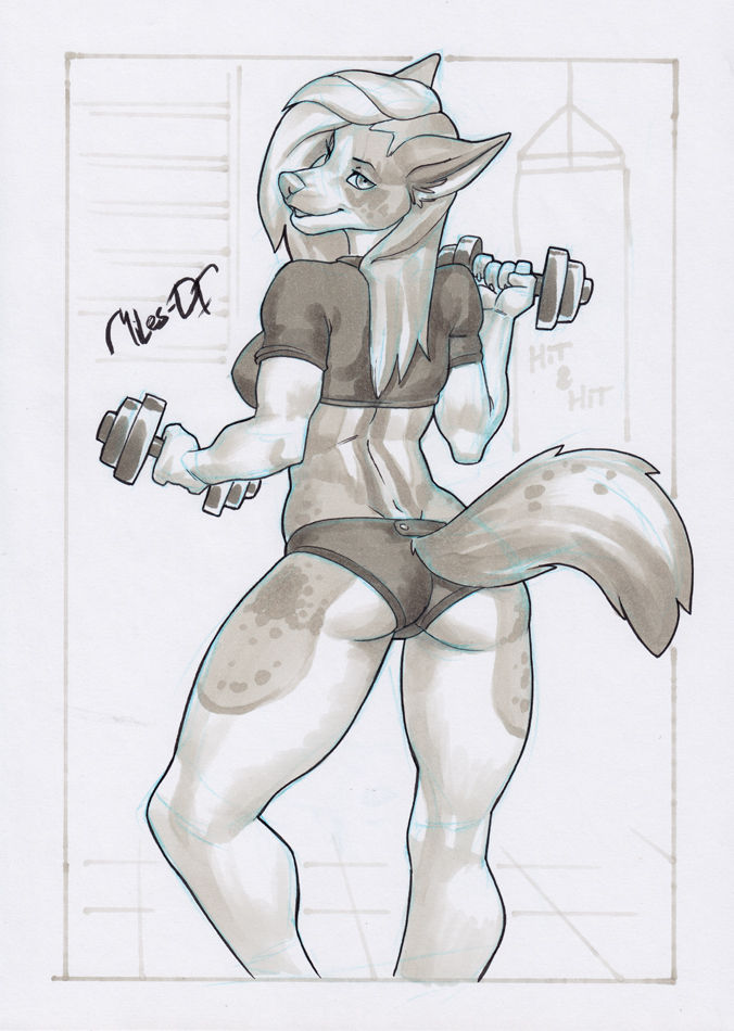 YOGA Pants and Workout Antics, Furry edition page 7 full