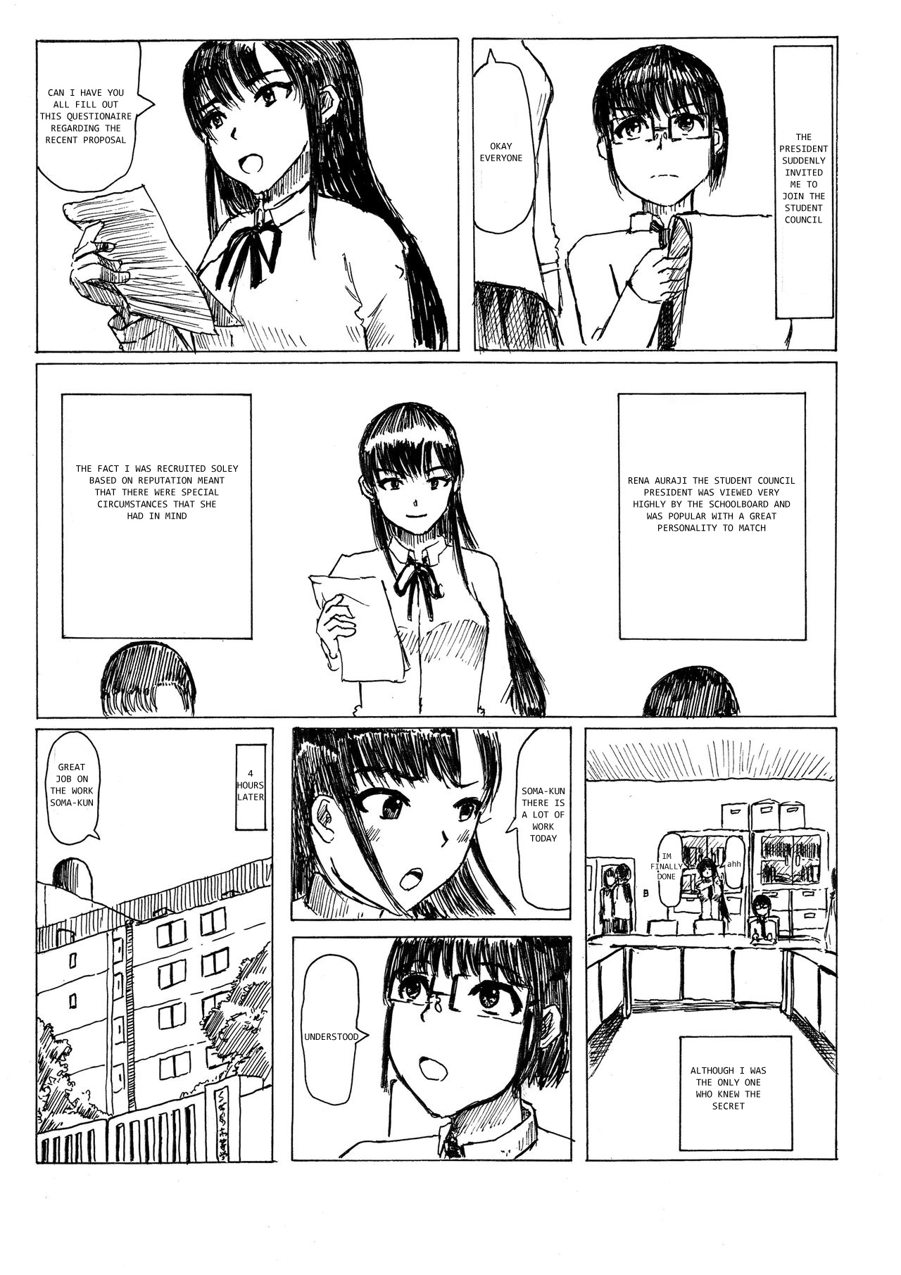 Seitokaichou no Ookina Himitsu | The Student Council President's Big Secret page 8 full