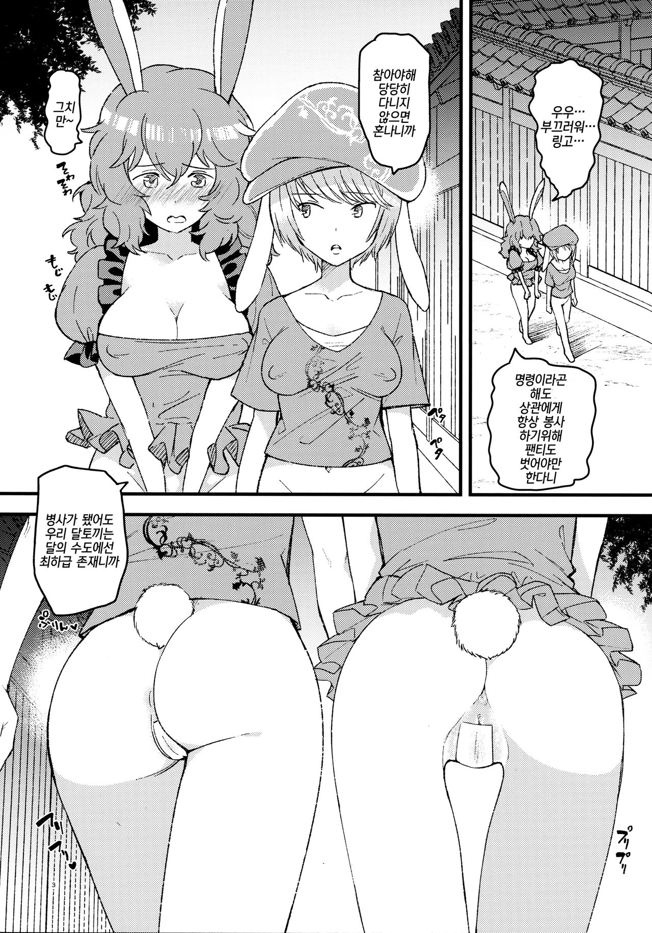 No pants rabbit | 노팬티·래빗 동방프로젝트 page 2 full