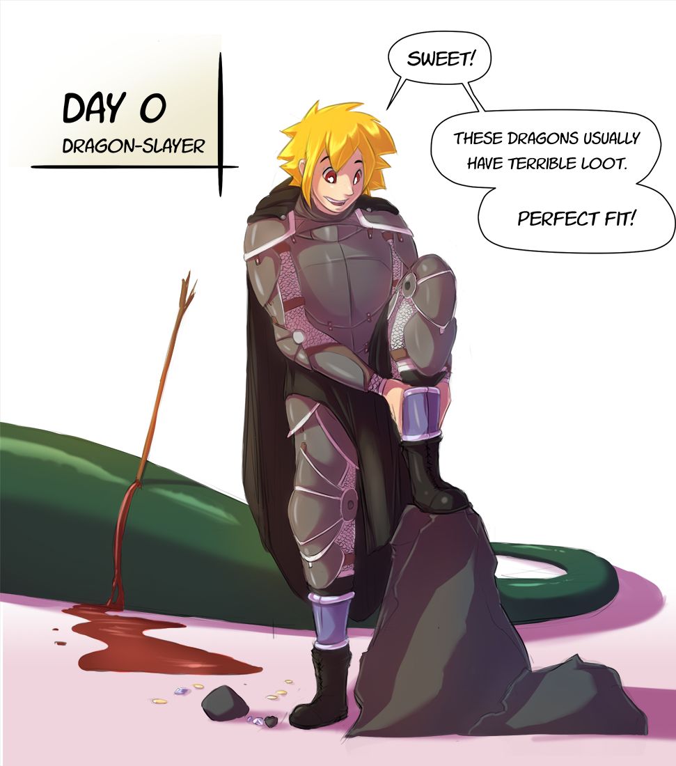 Dragon-Cuntboy Knight page 1 full