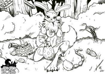 Easter Renamon cover