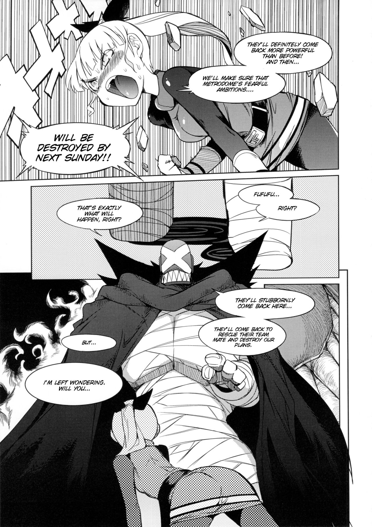 the Pink - Tokusatsu Heroine Tsukamaeta!!! Part A page 5 full