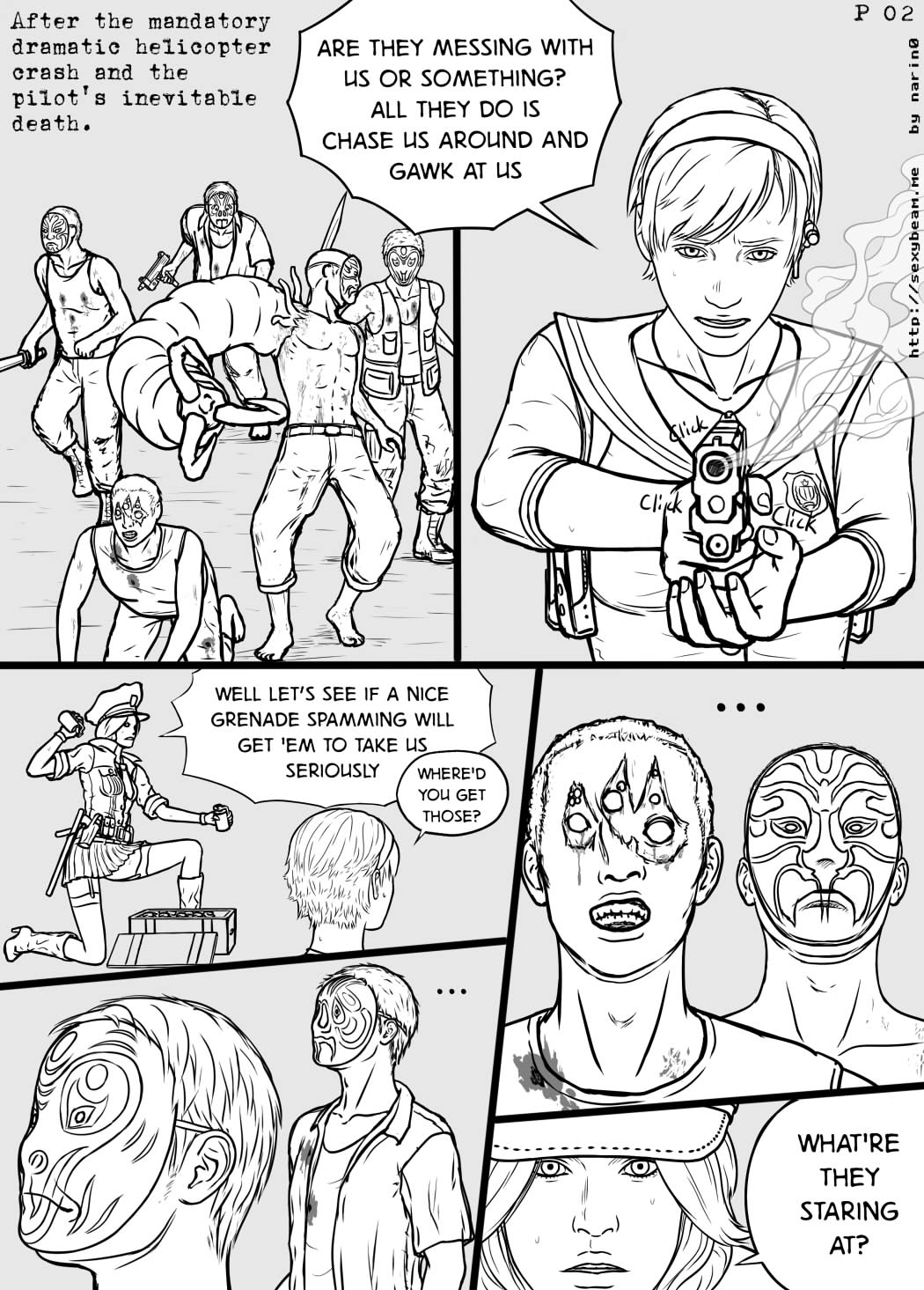 End of Survival Horror Ch. 1-2 page 3 full