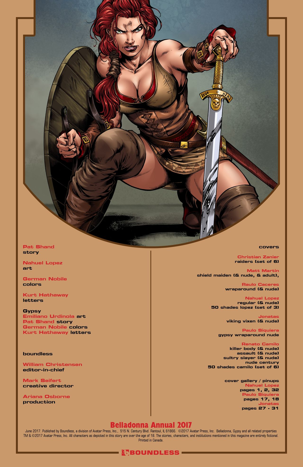 Belladonna Annual #1 page 2 full