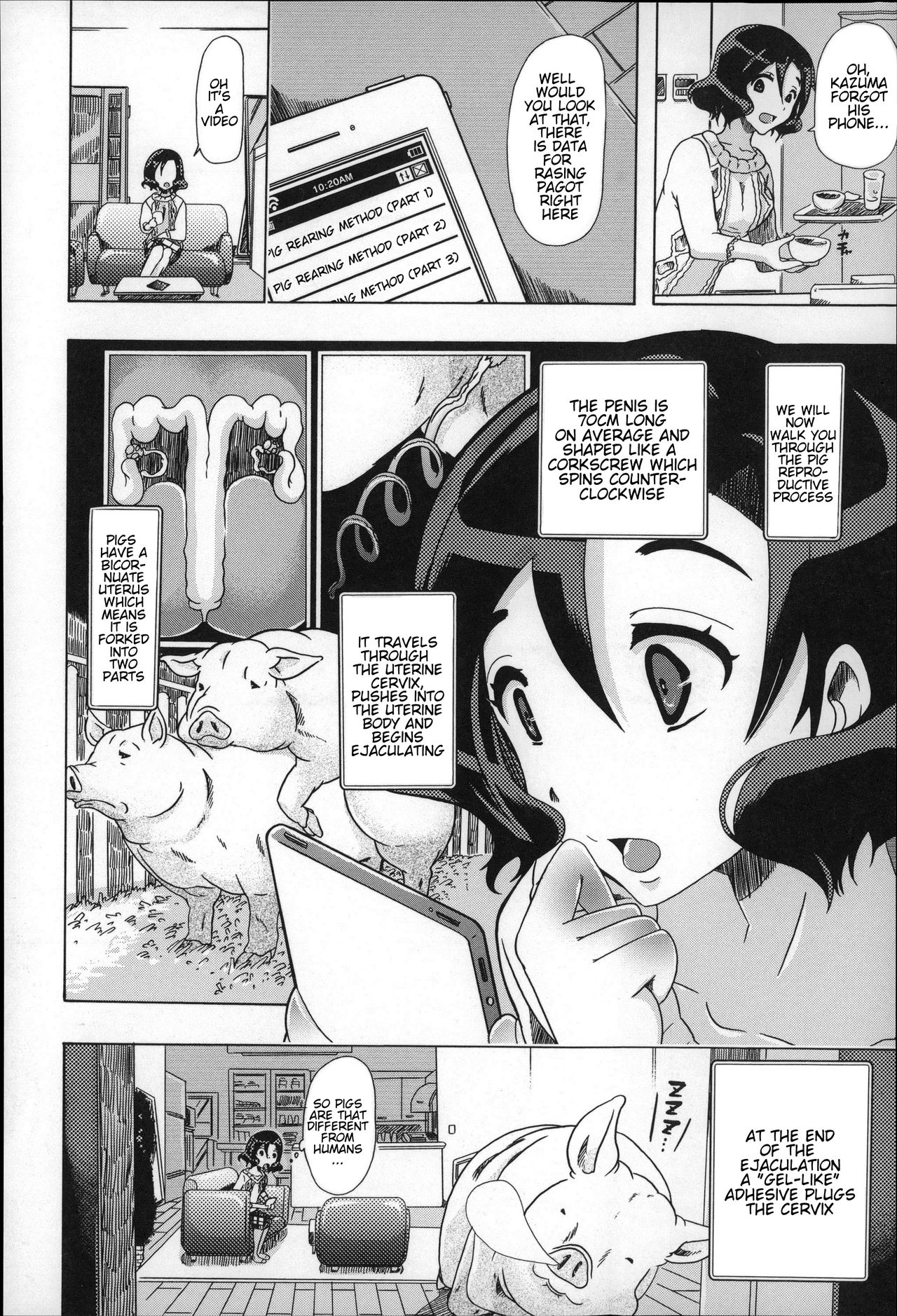 Juukan - Tonkatsu | Bestiality - Pork Life page 4 full