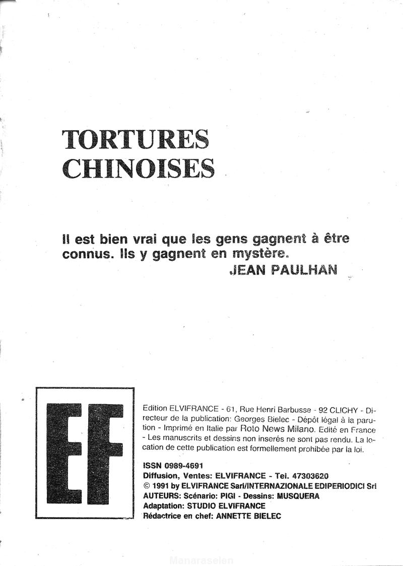 Elvifrance - Série violette - 030 - Tortures chinoises page 3 full