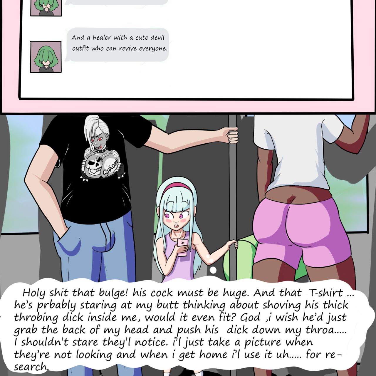 Loli on a train page 5 full