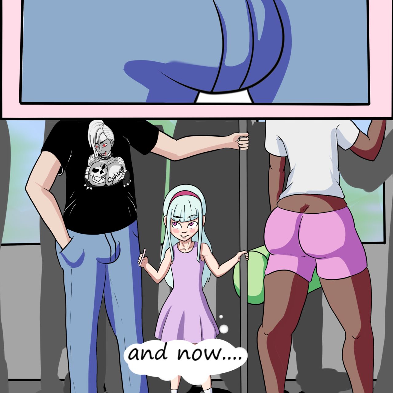 Loli on a train page 7 full