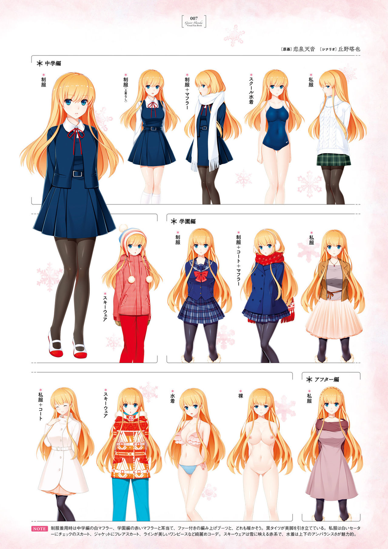 Giniro, Haruka Visual Fanbook page 7 full