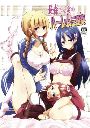 Nagamori-san-chi no Harem Trio cover