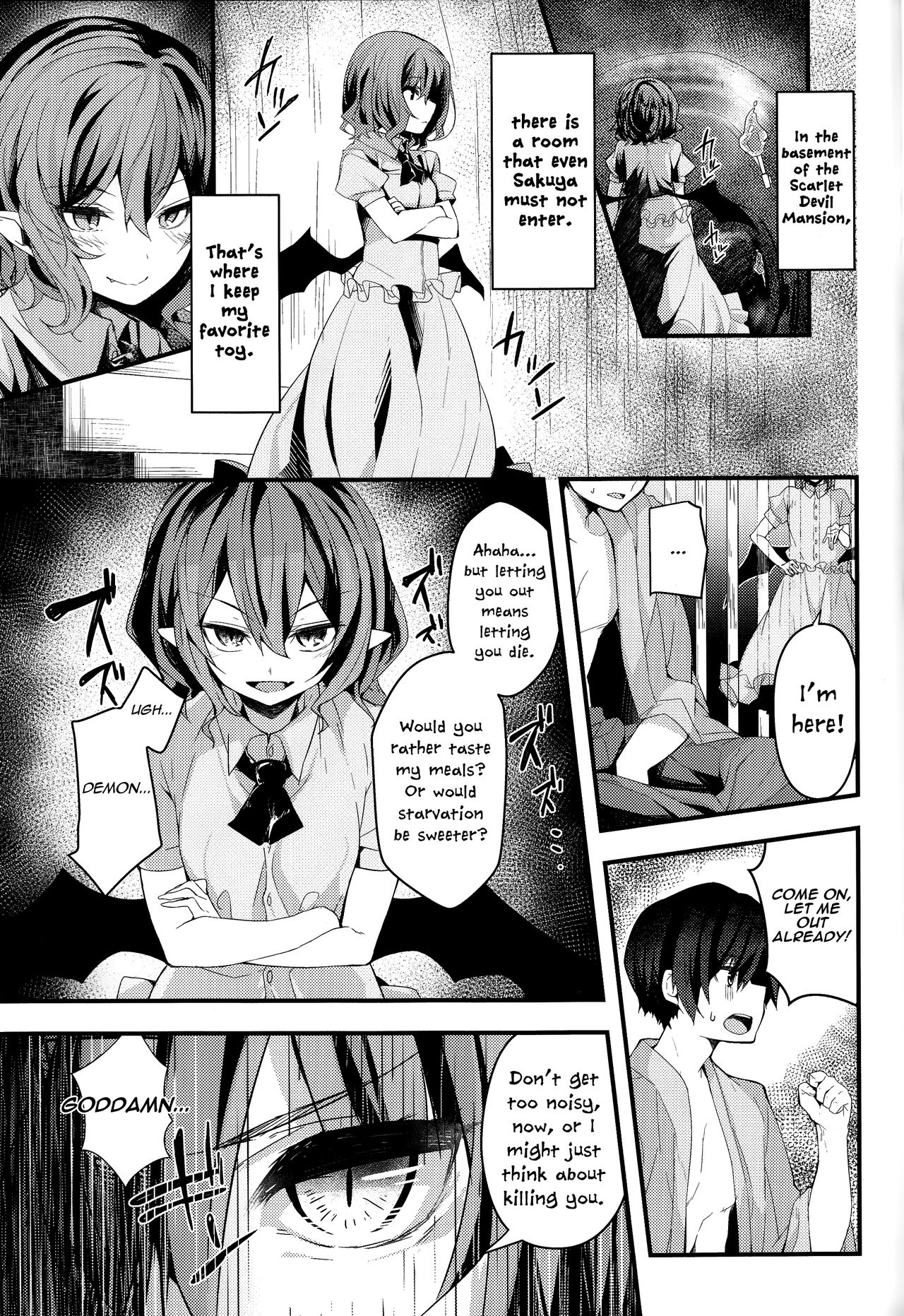 Remilia-sama no Otawamure | Mistress Remilia's Game page 3 full
