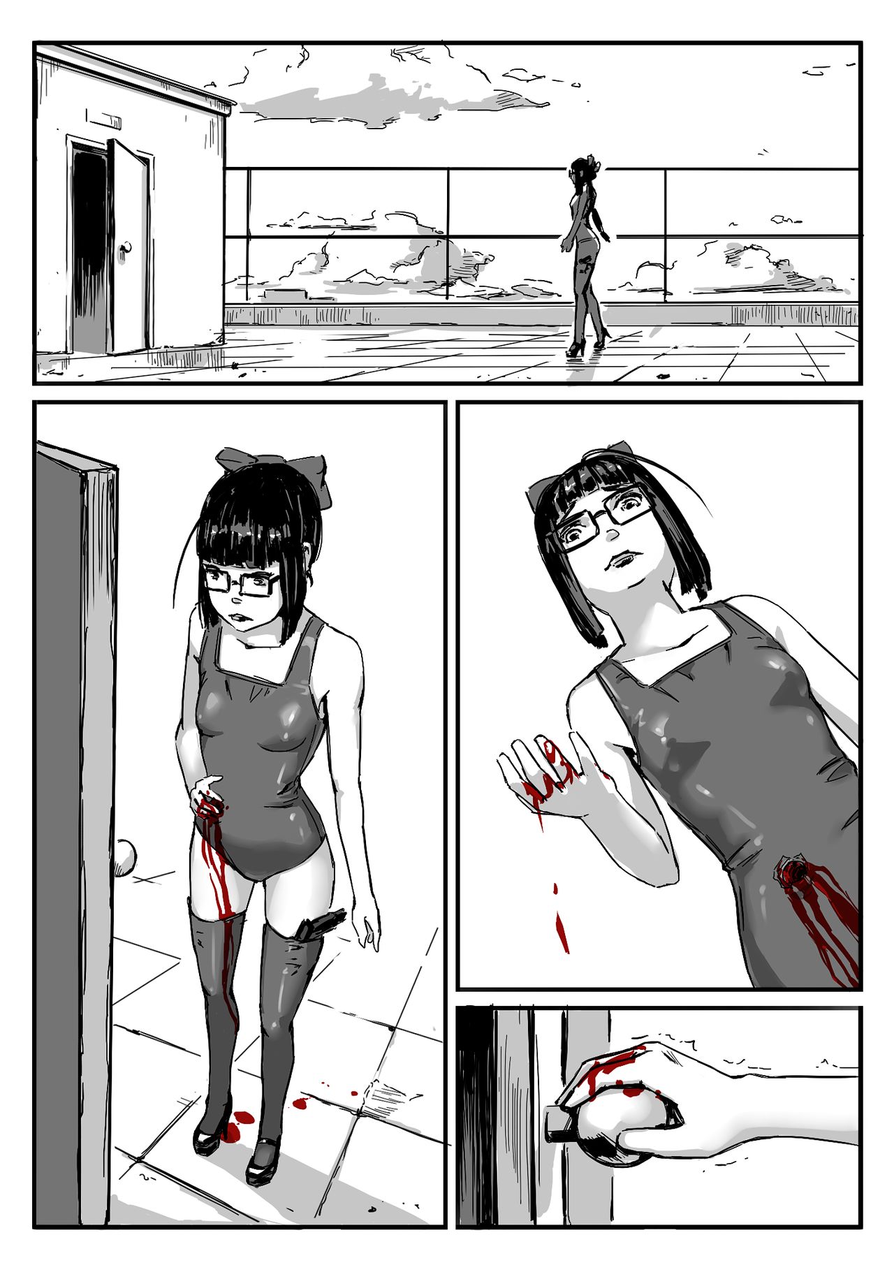 School girls duel page 6 full