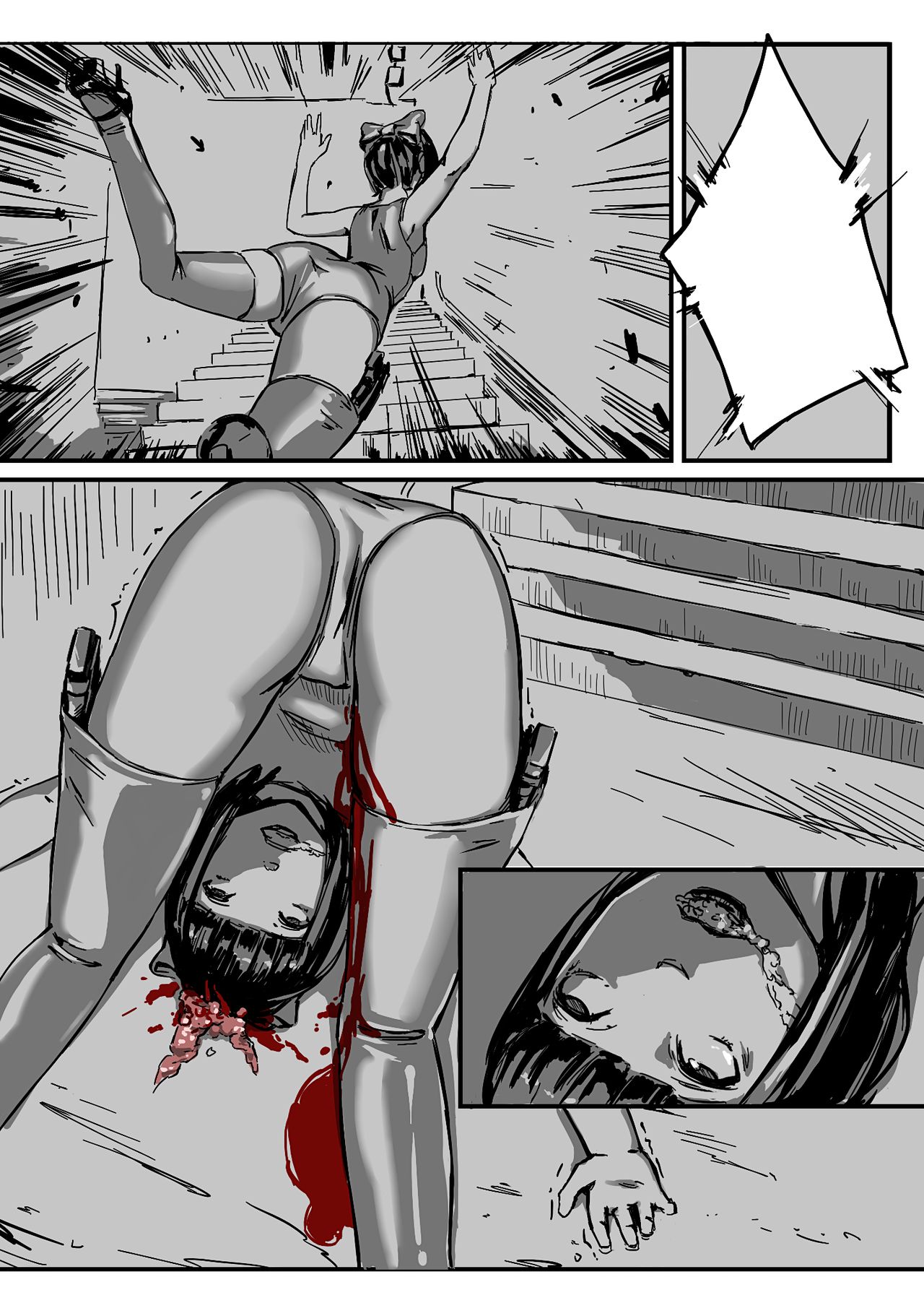School girls duel page 8 full