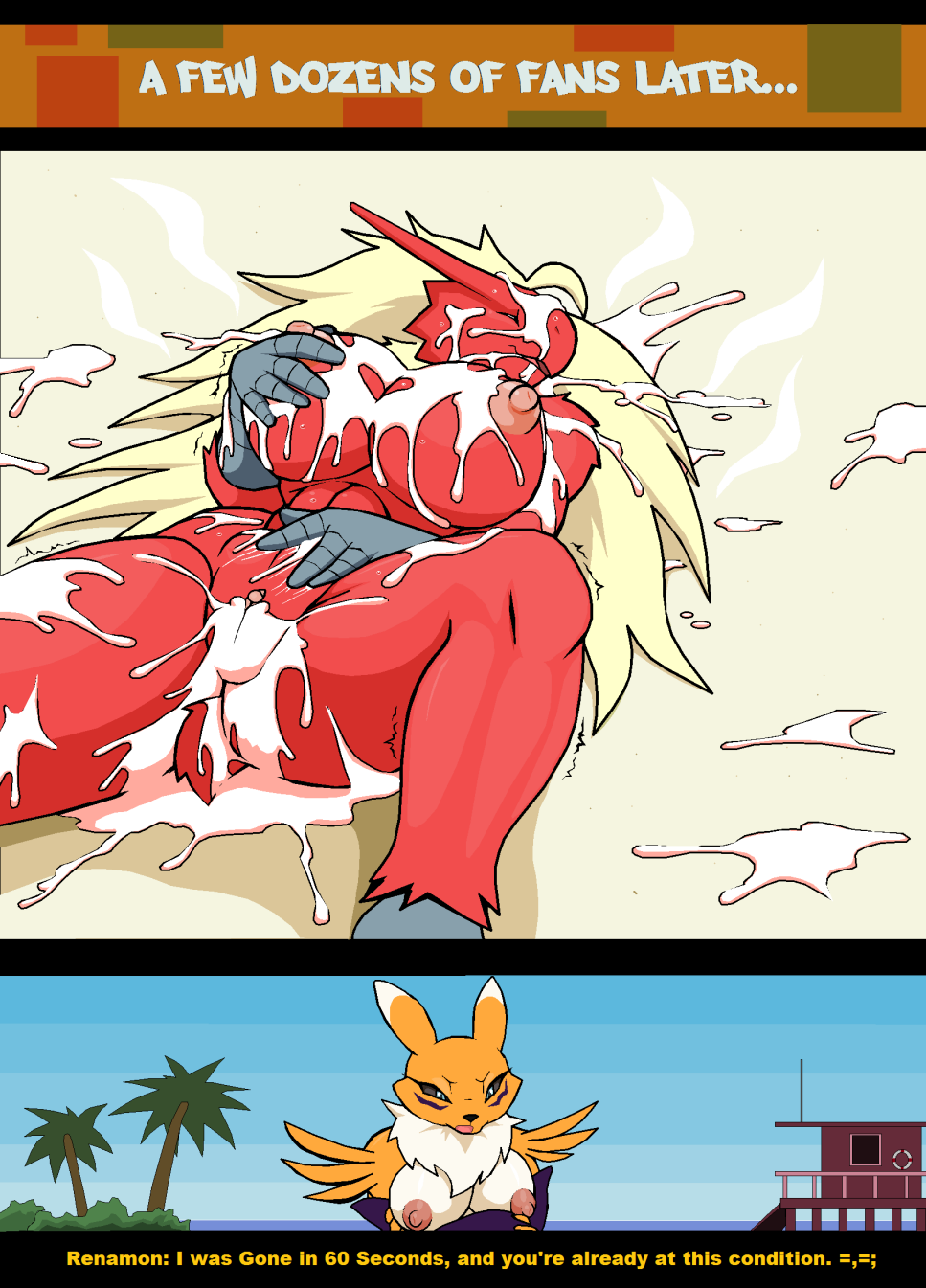 Blaziken  on the Beach page 5 full