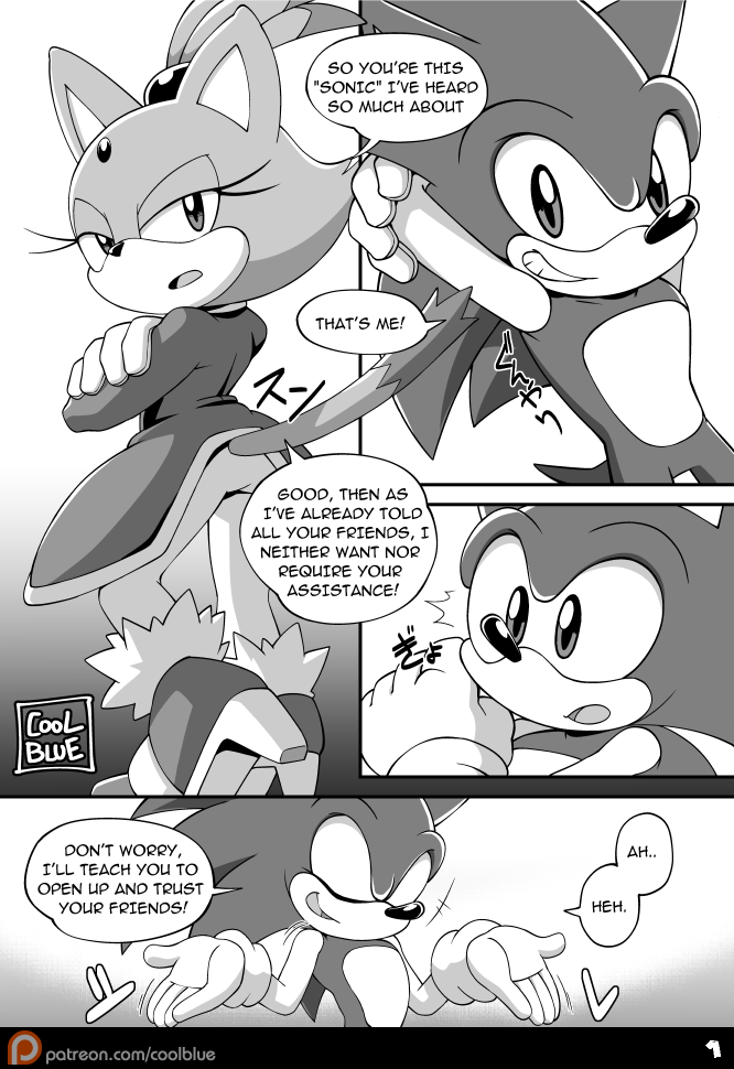 Sonic &amp; Blaze page 1 full