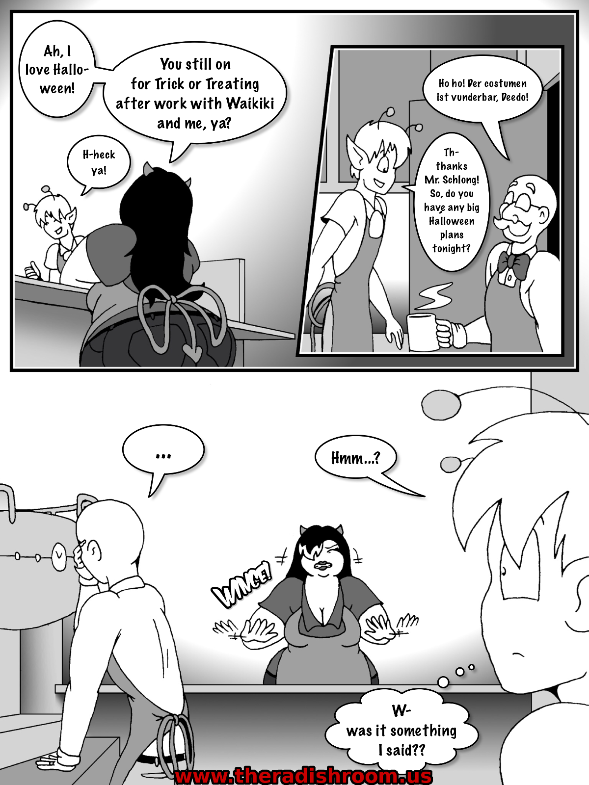 Tales of Schlock #39: Pumpkin Spice Latte page 4 full