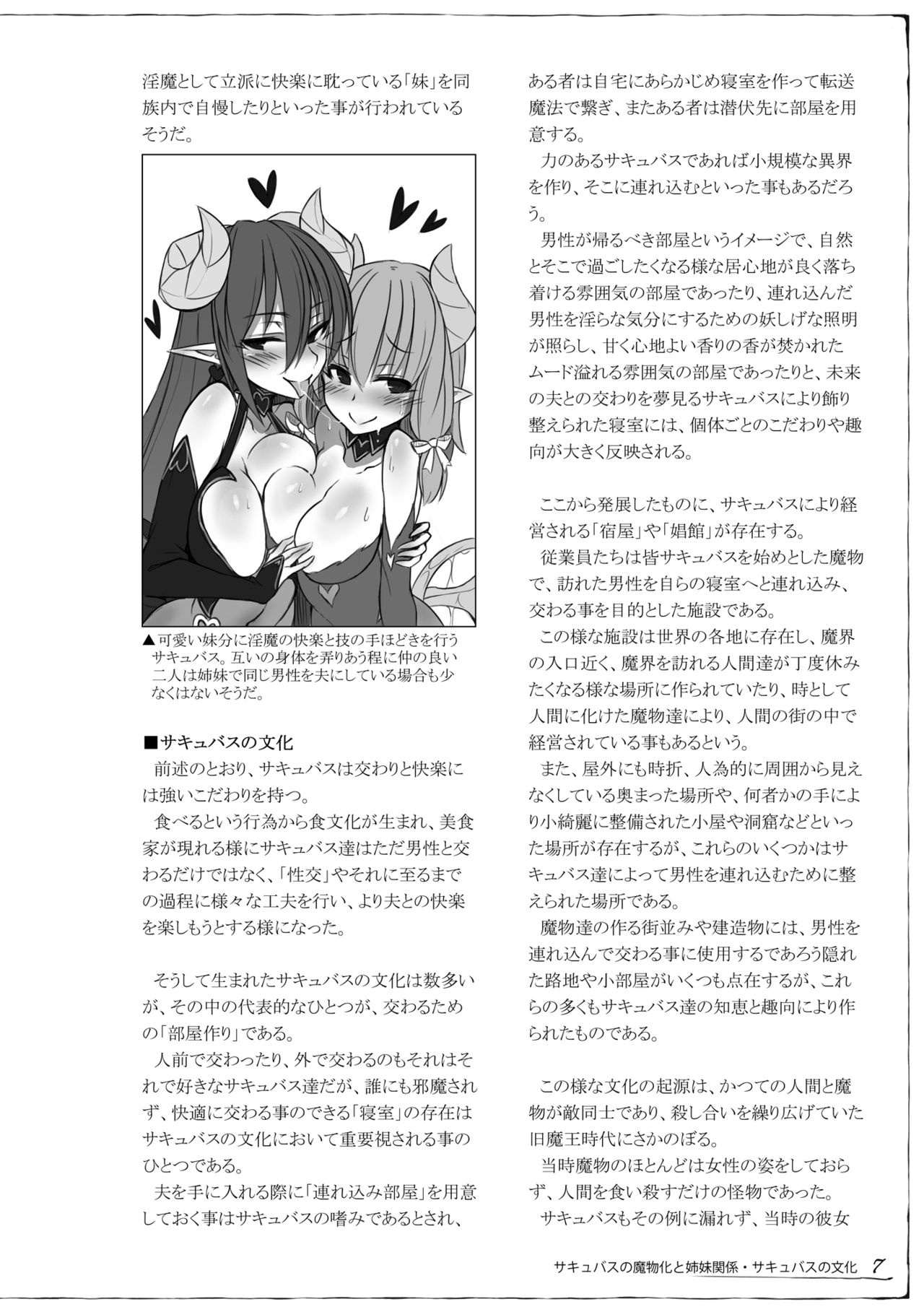 Mamono Musume Zukan Chousa Kiroku Succubus Note page 8 full