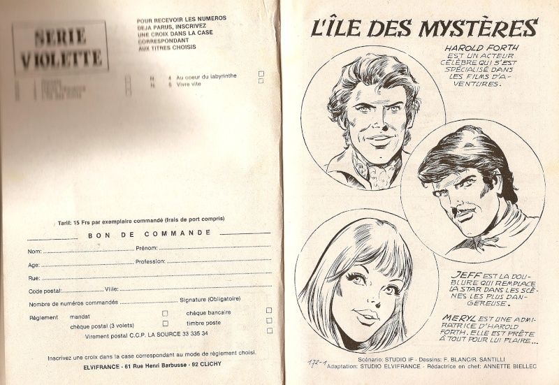 Elvifrance Serie violette - 06 - L'ile des mysteres page 2 full