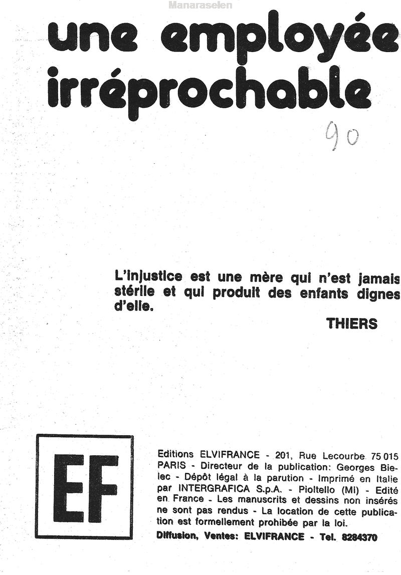 Elvifrance - Hors série noire - 032 - Une employée irréprochable page 3 full