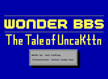 WonderBBS - The Tale of UncaKttn cover