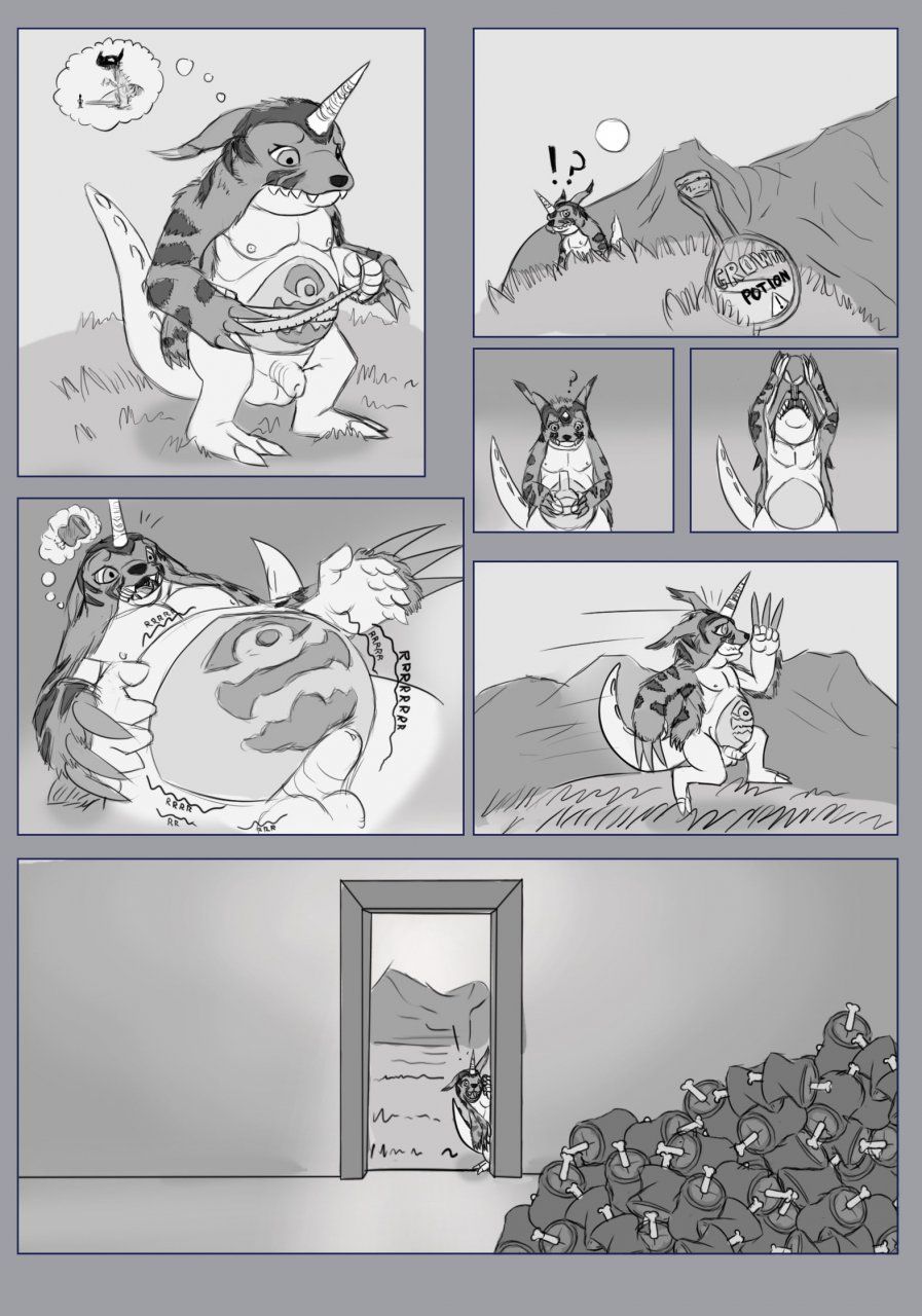 Blueblaster - Gabumon's feast page 1 full