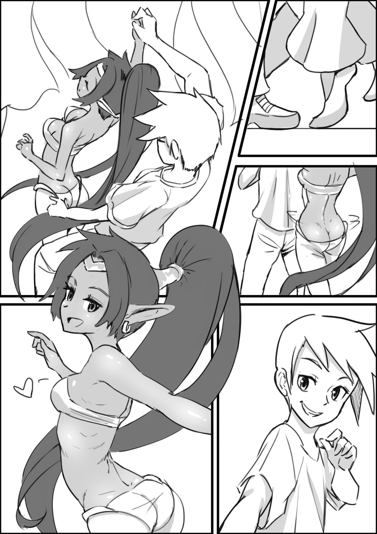 Shantae and Danny page 1 full