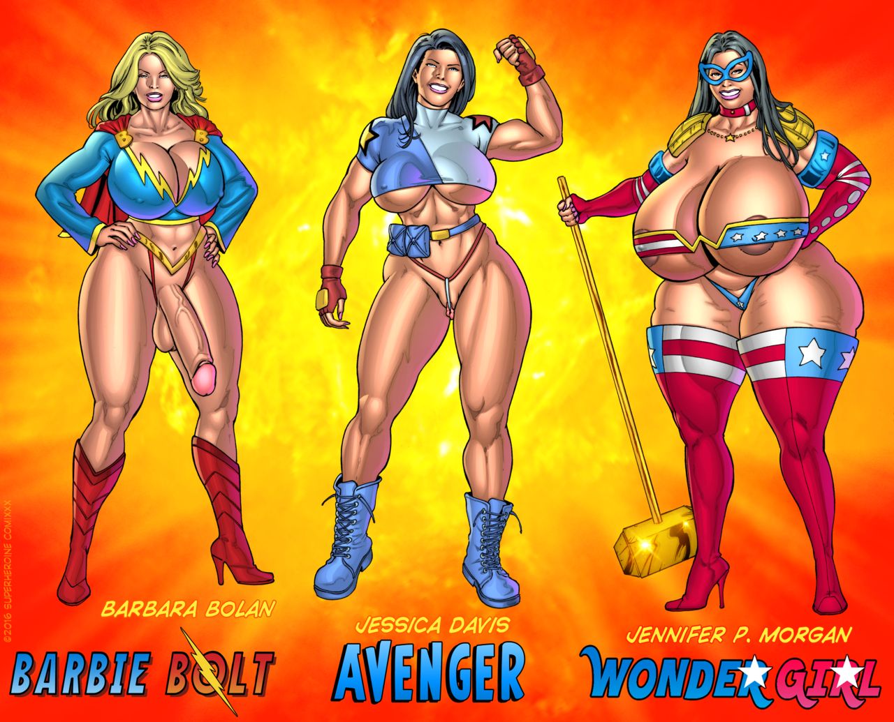 Superheroines page 7 full