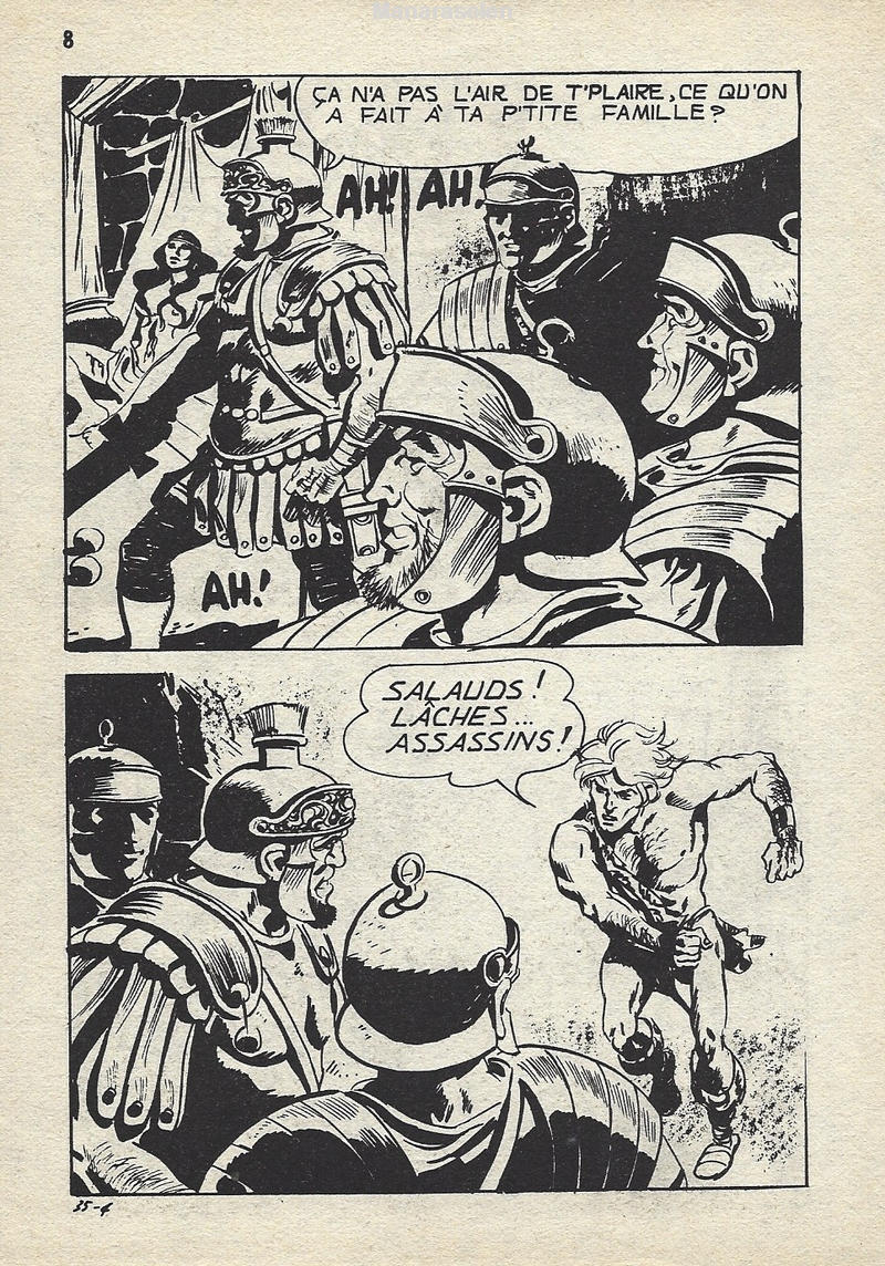 Elvifrance  Série rouge - 032 - La révolte des gladiateurs page 8 full