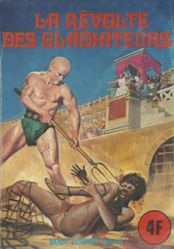 Elvifrance  Série rouge - 032 - La révolte des gladiateurs cover