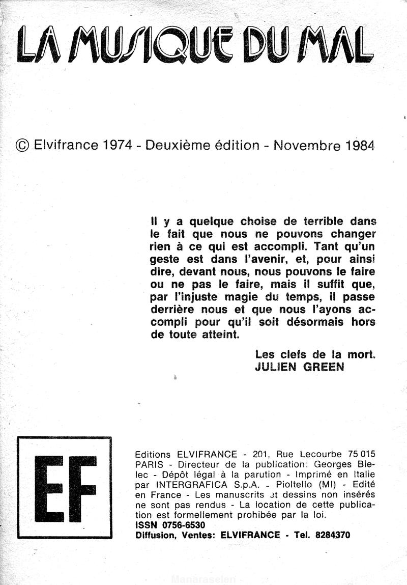 Elvifrance - Série jaune - 005 - La musique du mal page 3 full