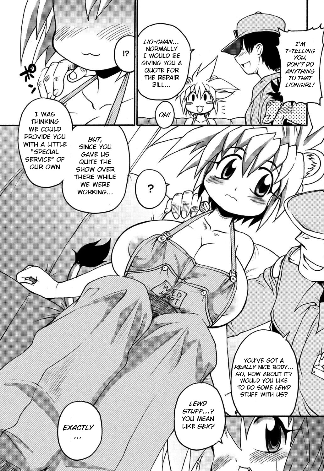 Lion Heart Wet page 5 full