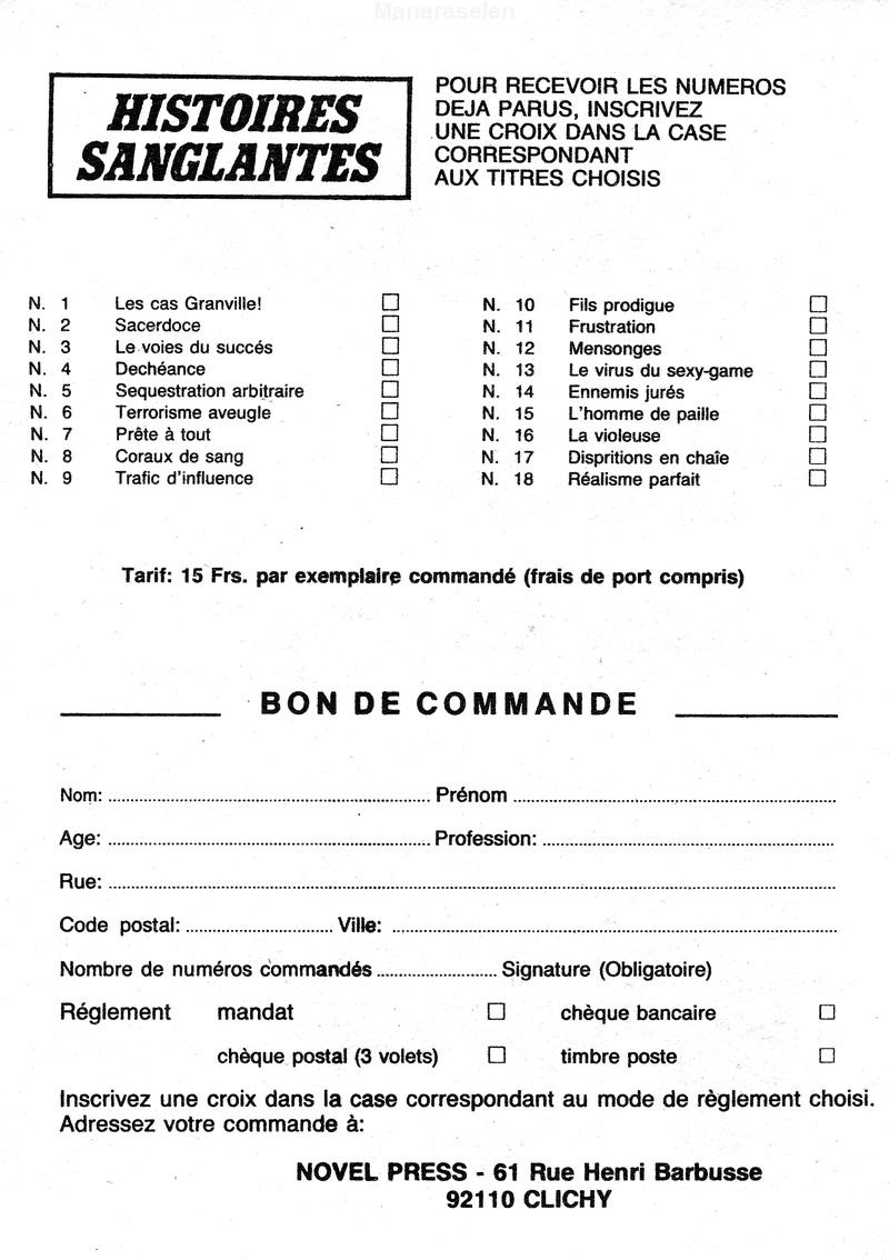 Novel Press - Histoires sanglantes - 019 - Lettres oubliées page 4 full