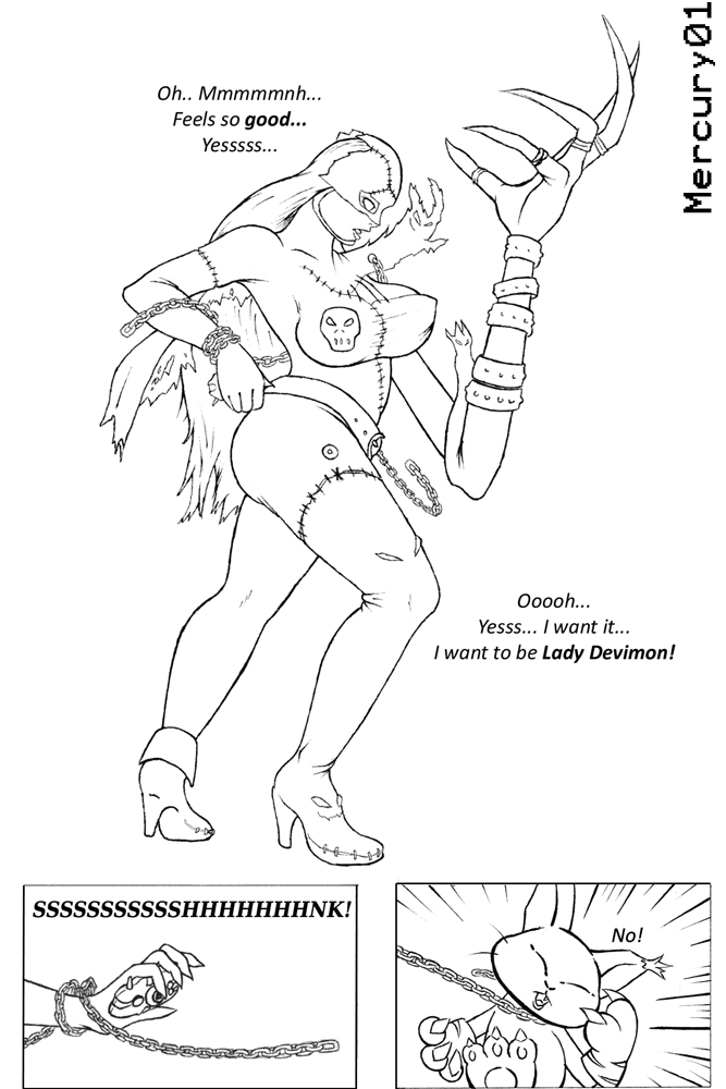 Ladydevimon Transformation page 7 full