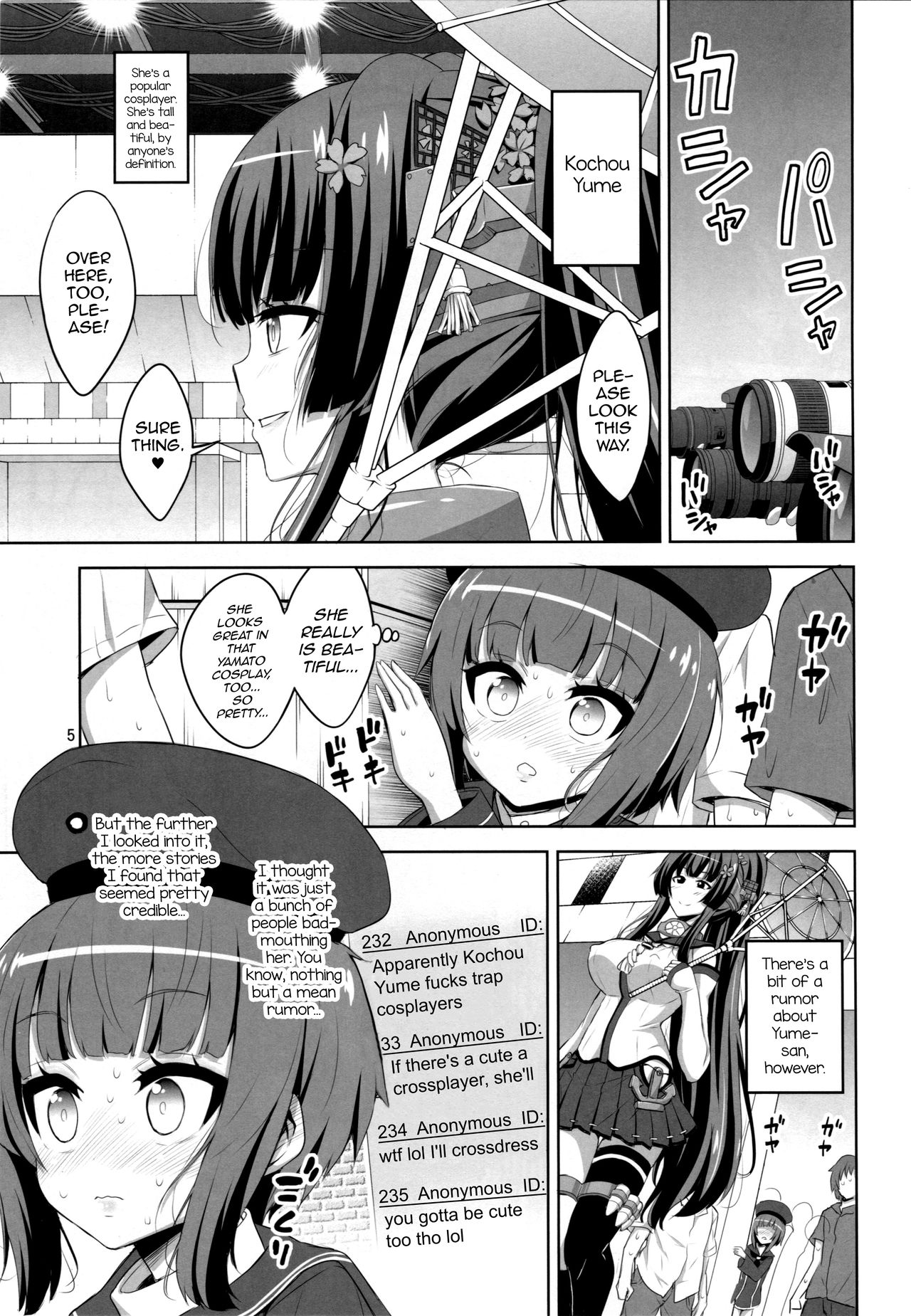 Futanari Onee-san x Otokonoko Cosplayer ♥ Mesu Ochi Choukyou Part 2 page 4 full