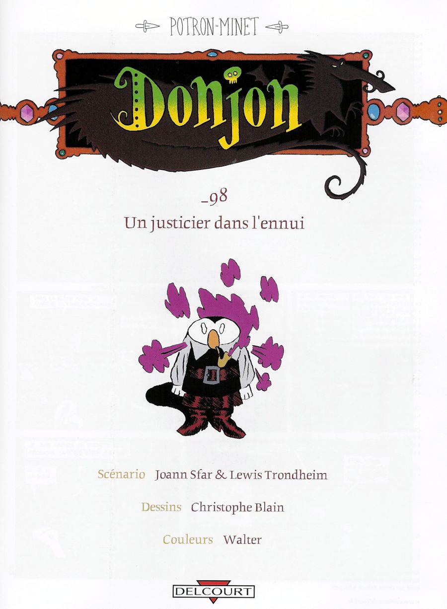 Donjon Potron-Minet - Volume 2 - Un justicier dans l'ennui page 3 full