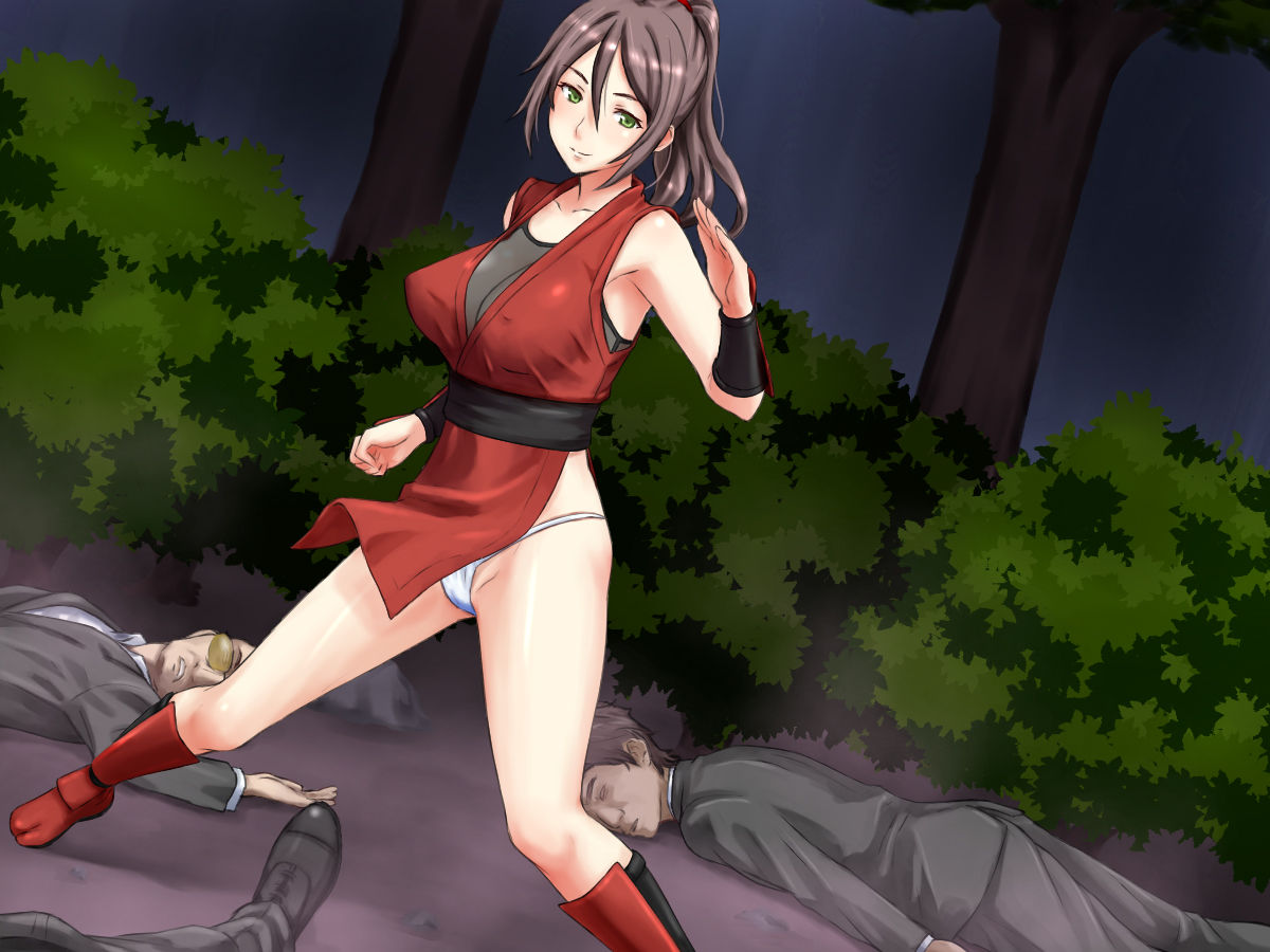 Yokubou Kaiki Dai 551 Shou -Onna Ninja Kurenai Nyotai Goumon Jigoku- page 8 full