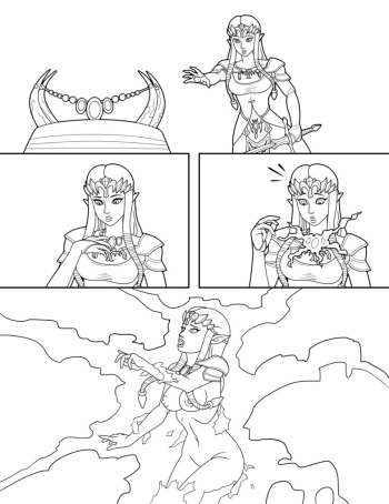 Zelda Demon Transformation cover