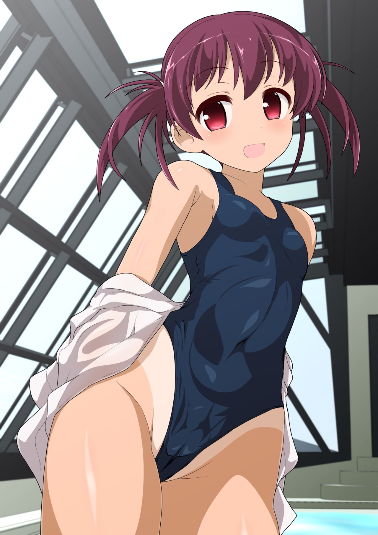 Usuzumi-san Sukumizu KneeSo Gravure &amp; IV Satsuei no Ura de Sumatax page 7 full
