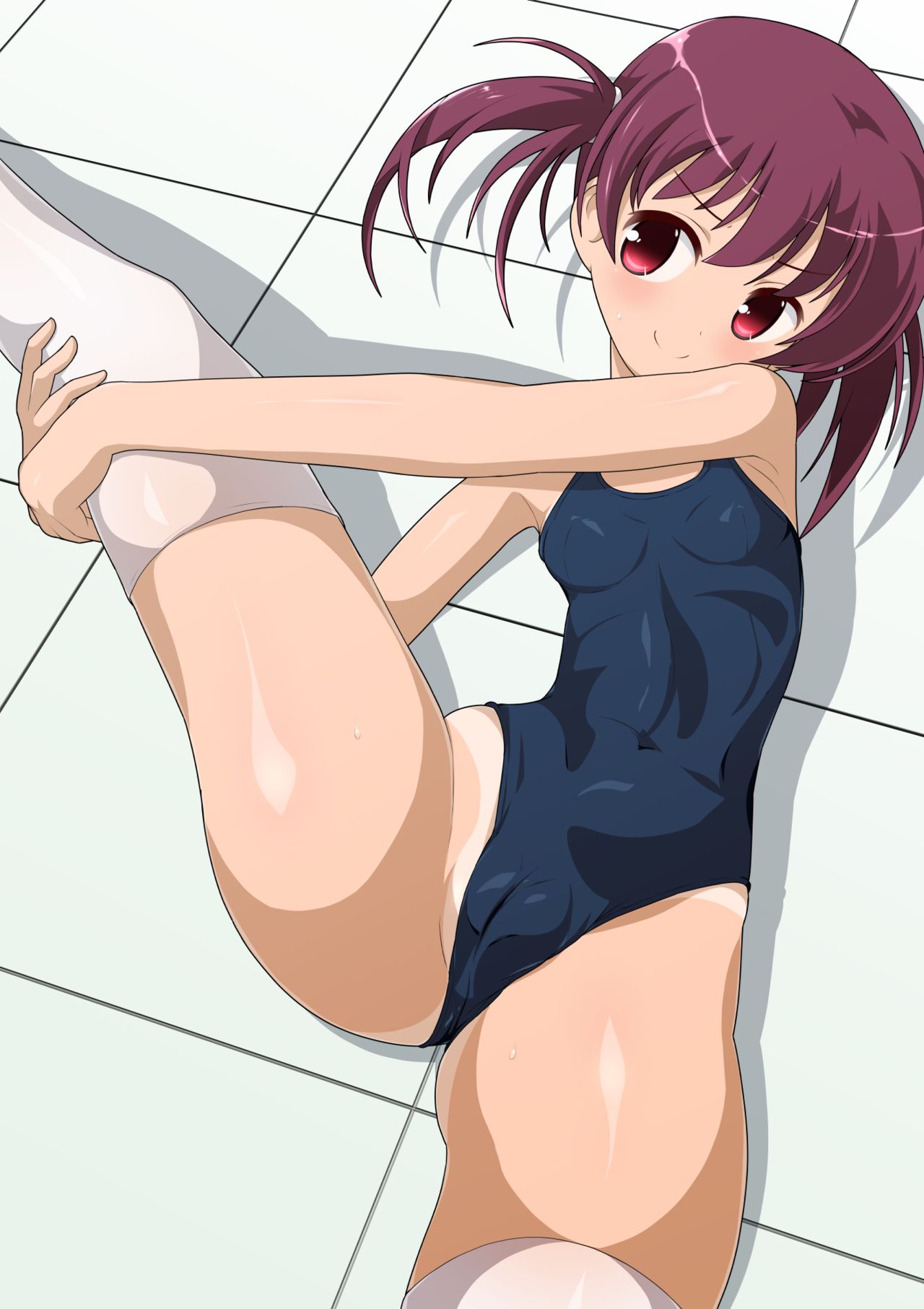 Usuzumi-san Sukumizu KneeSo Gravure &amp; IV Satsuei no Ura de Sumatax page 8 full
