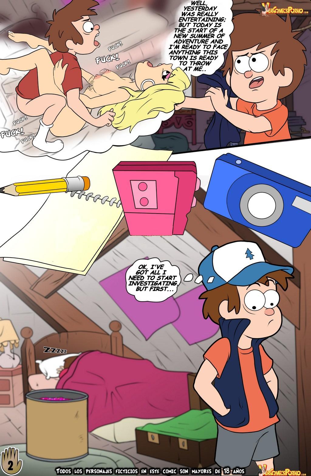 Gravity Falls - One Summer of Pleasure Book 2 page 3 full