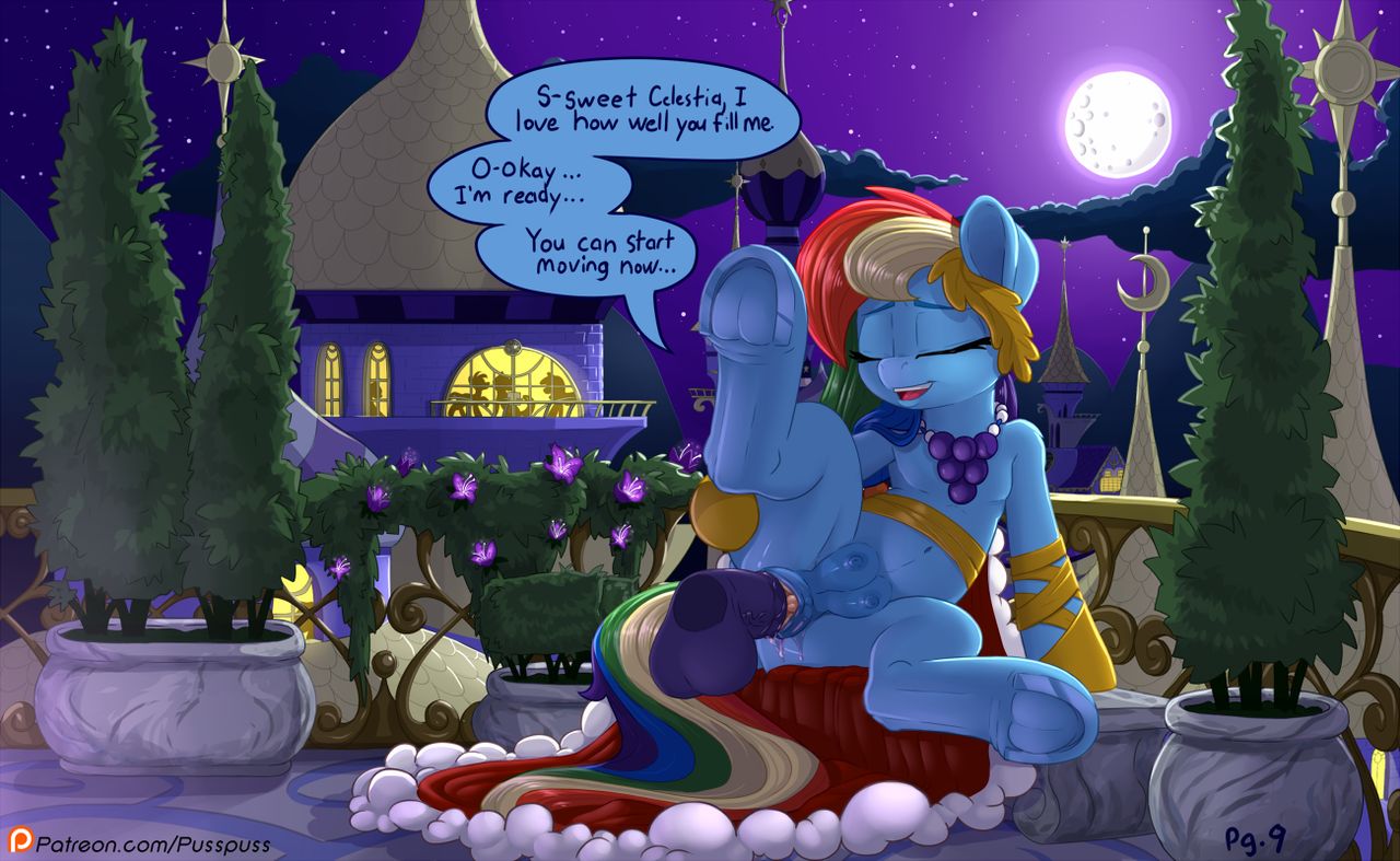 Rainbow Dash and You Attend the Gala page 9 full