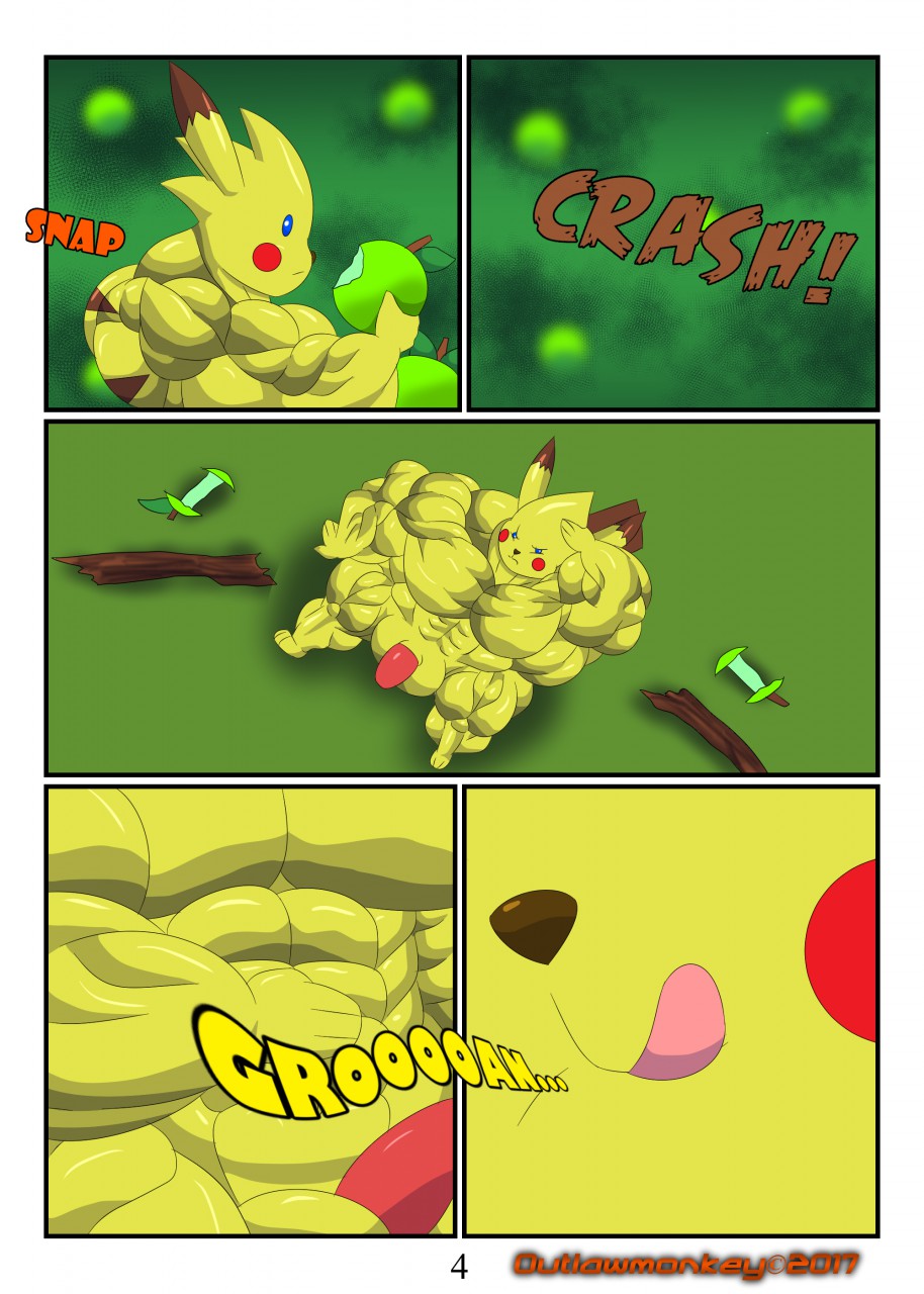 Pikachu Muscle Evolution page 4 full