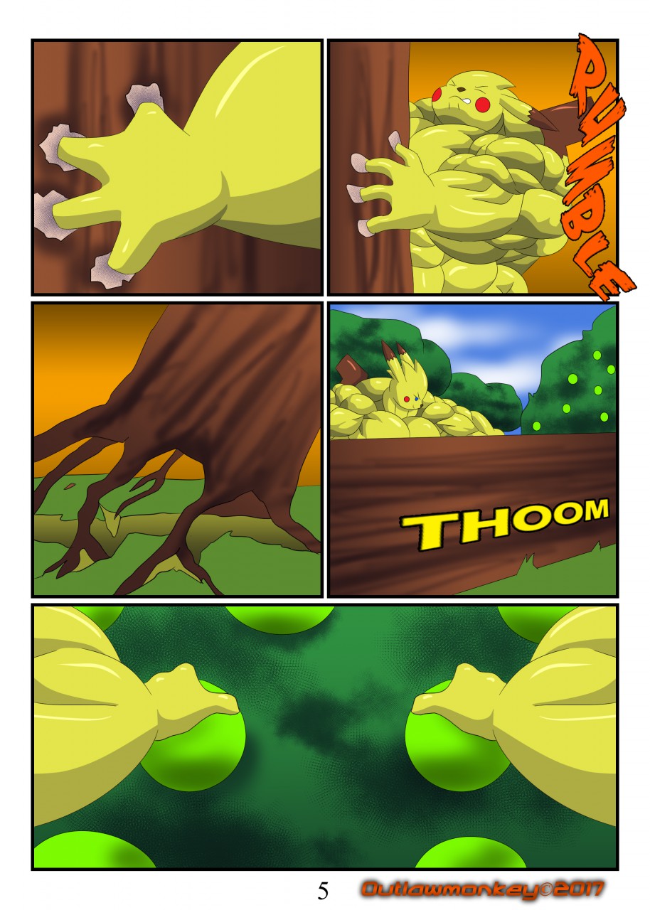 Pikachu Muscle Evolution page 5 full