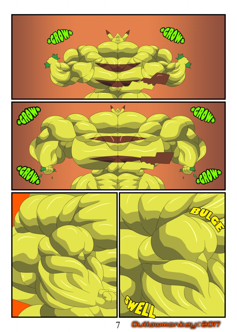 Pikachu Muscle Evolution page 7 full